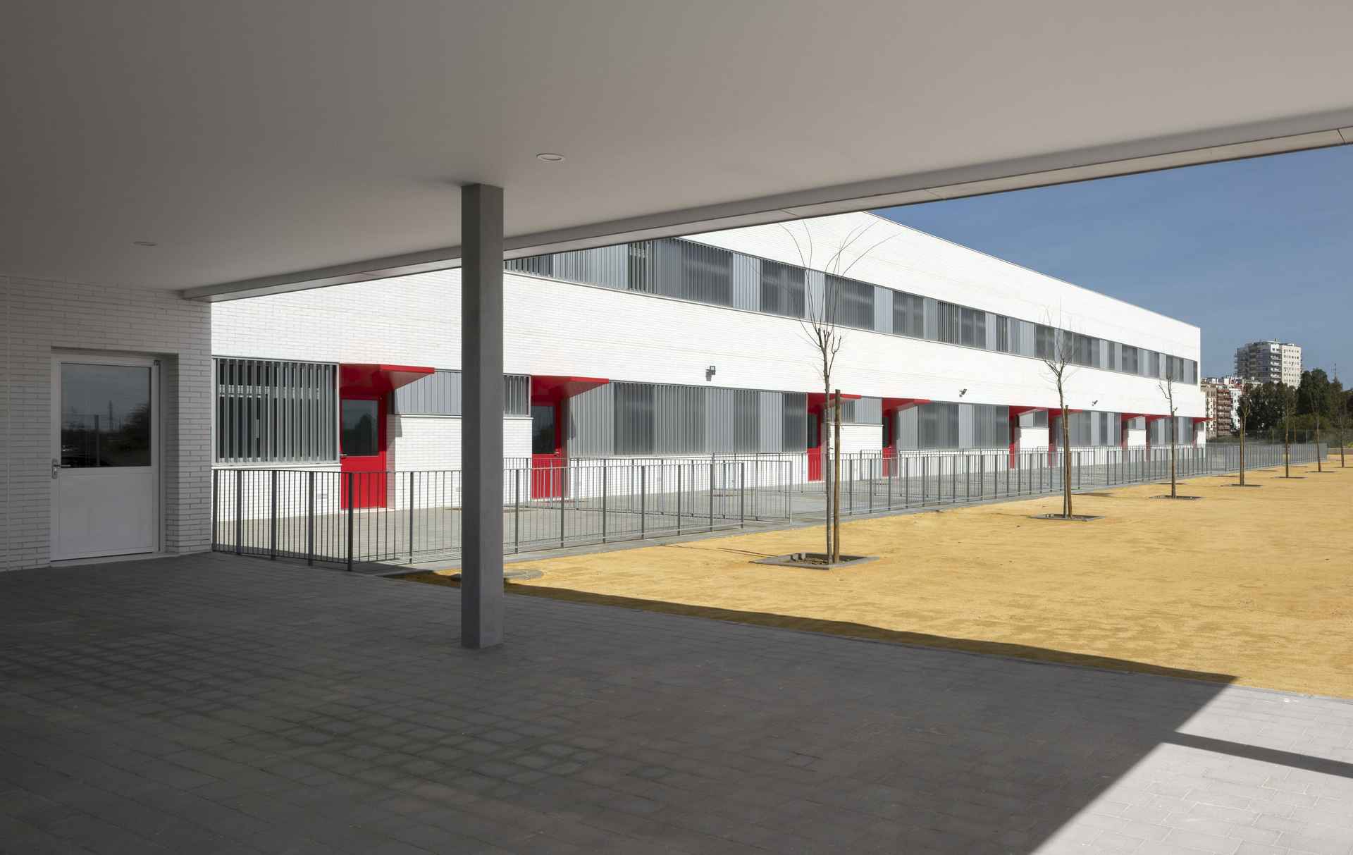 Colegio de Educación Infantil y Primaria en Huelva. Arquitectura educativa sostenible en Andalucía. Proyecto: LAP arquitectos en Córdoba