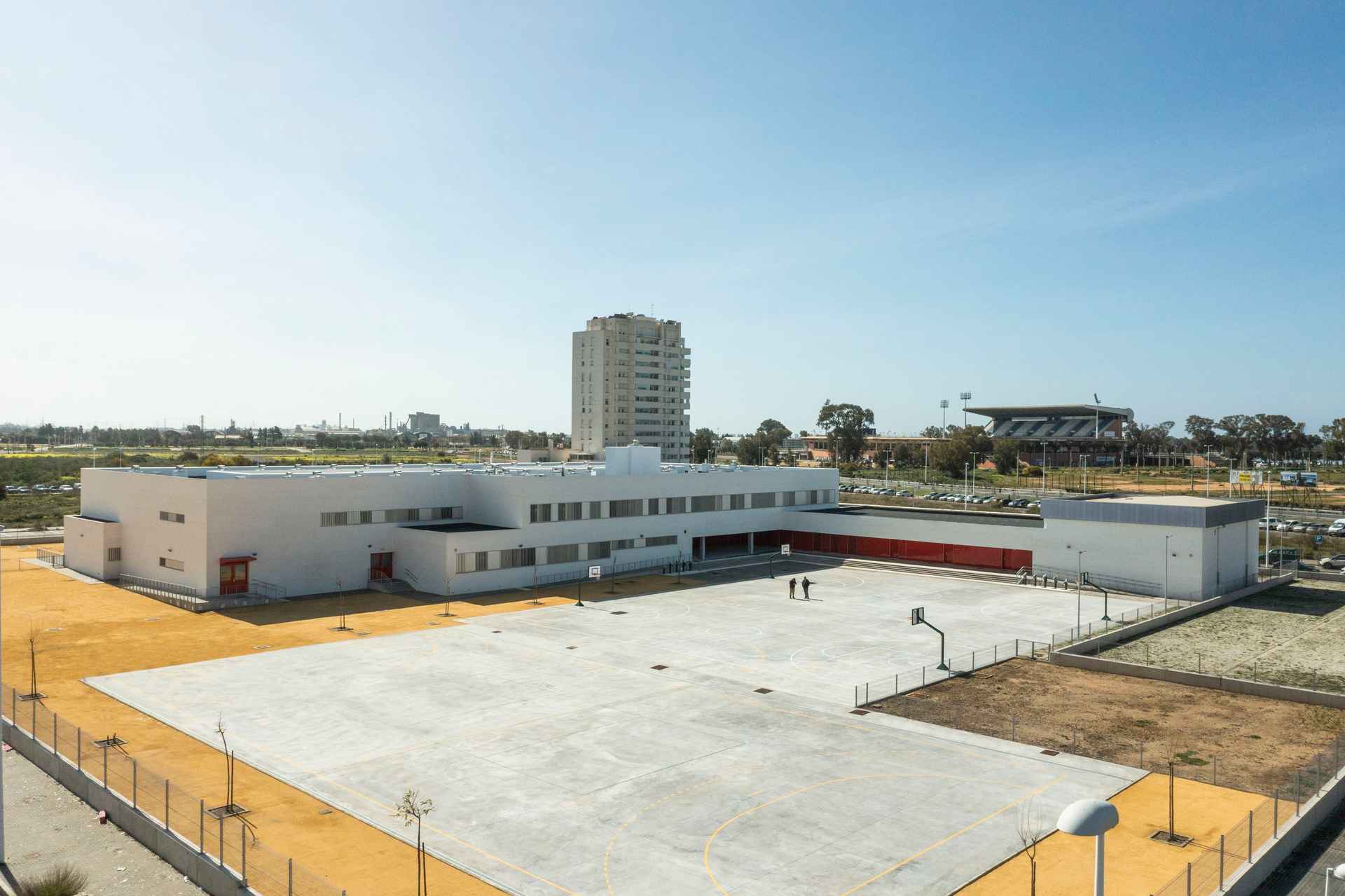 Colegio de Educación Infantil y Primaria en Huelva. Arquitectura educativa sostenible en Andalucía. Proyecto: LAP arquitectos en Córdoba